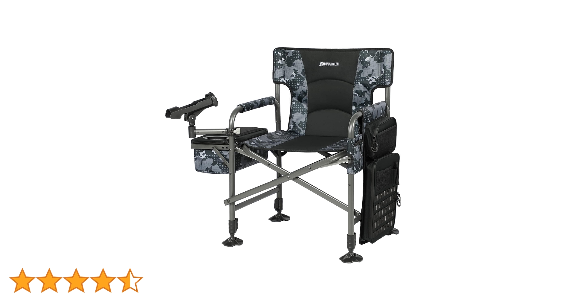 Amazon.co.jp: X Strike 釣り椅子 ロッドホルダー付き